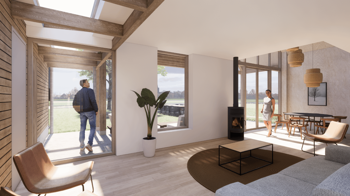 Studio Brandvries | moderne schuurwoning uitbouw huis zoeterwoude door architectenbureau rotterdam