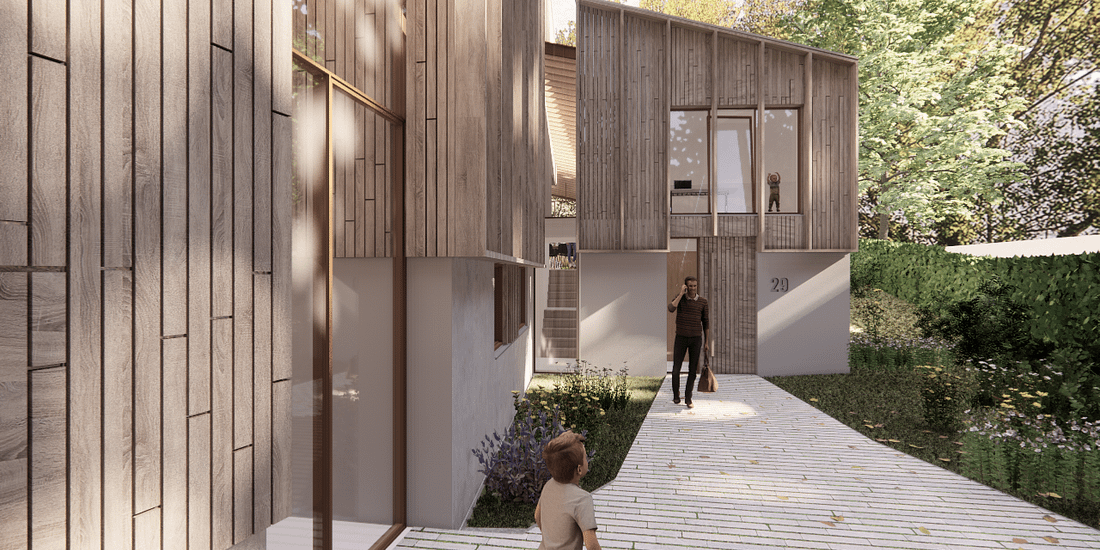 Studio Brandvries | houten gevel villa santpoort door architectenbureau rotterdam