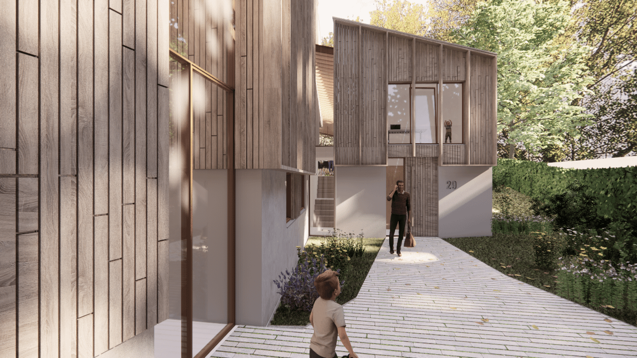 Studio Brandvries | houten gevel villa santpoort door architectenbureau rotterdam