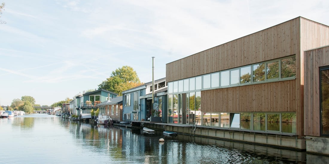 Studio Brandvries | woonboot gordelpad in rotterdam door architectenbureau rotterdam