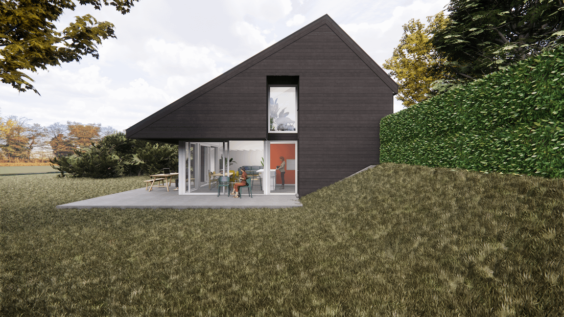 Studio Brandvries | uitbouw woning achterkant renovatie heenvliet door architecten rotterdam