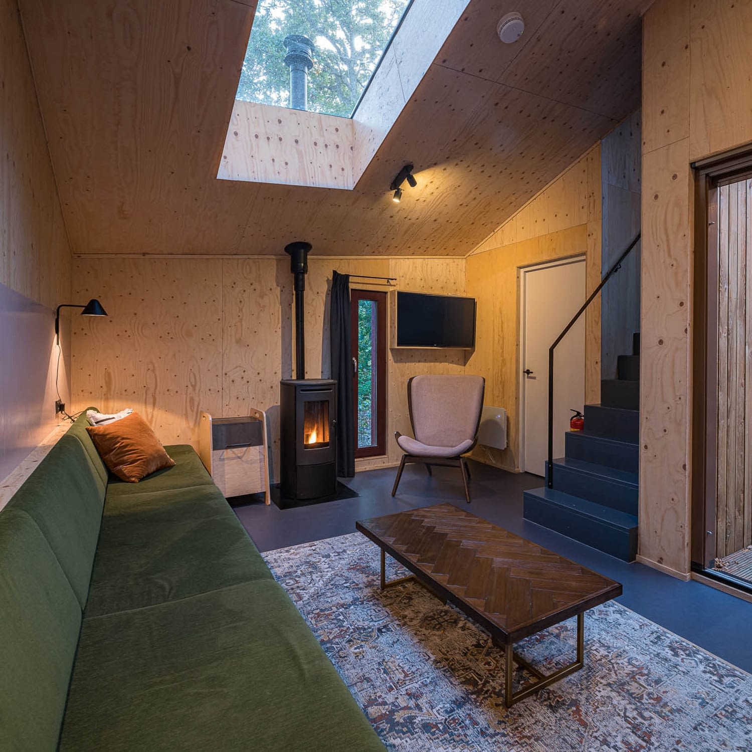 Studio Brandvries | interieurontwerp boshuisjes vlieland houtskeletbouw door architectenbureau rotterdam
